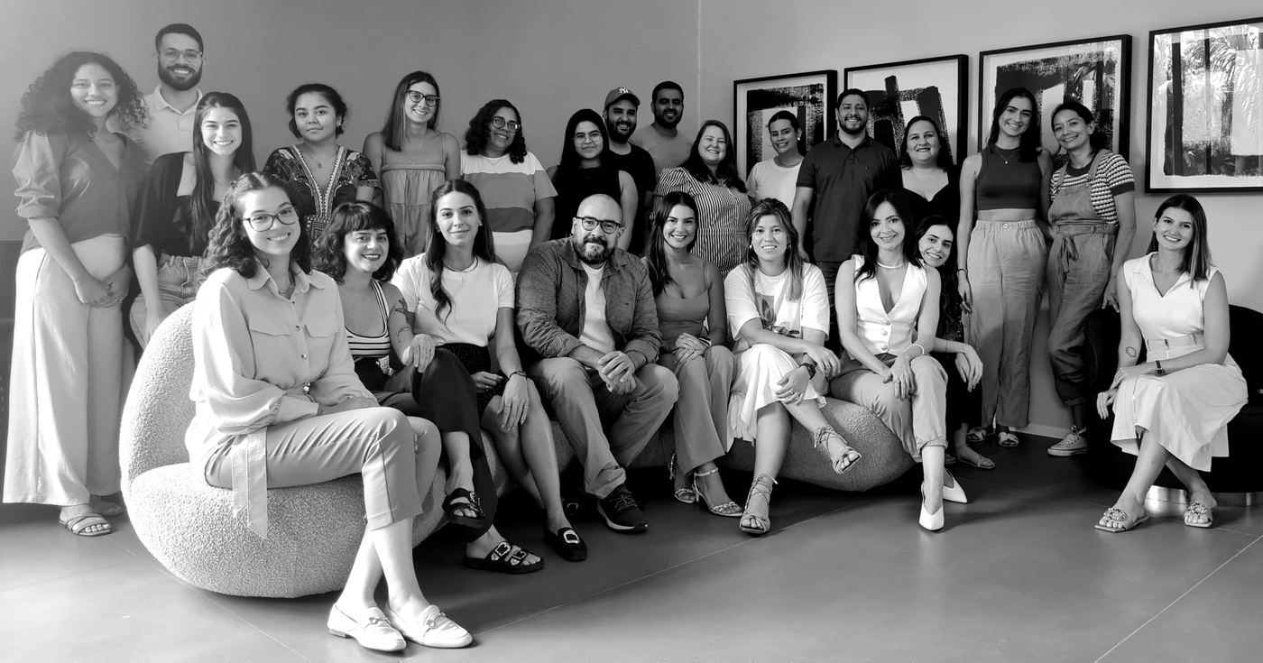 Turma reunida ao final de uma imersão